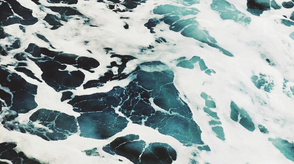 Foamy water; credit: Alexandra Diaconu/Unsplash