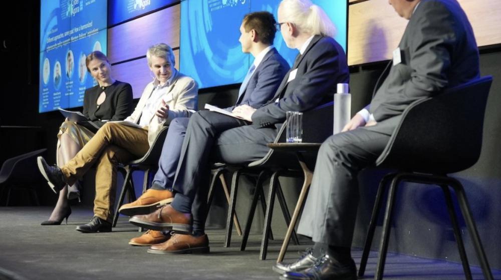 Image of panellists © European Cyber Agora